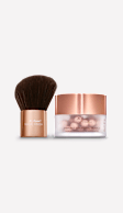 M. Asam MAGIC FINISH Vibrant Bronzing Perles Bronzantes Vivifiantes & Pinceau Maquillage Kabuki