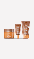 M. Asam SUN Routine de protection solaire pour le visage et le corps SPF 50 3 pièces