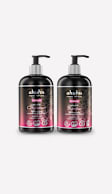 ahuhu REBUILD Shampoing & Après-Shampoing à la Kératine pour Cheveux Abîmés