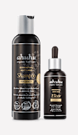 ahuhu ESSENTIAL Shampoing Anti-Âge & Sérum Capillaire au Redensyl