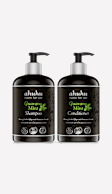 ahuhu HAIR HERO Guarana Mint Shampoo & Guarana Mint Conditioner