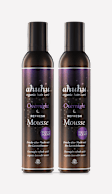 ahuhu HAIR HERO Duo de Shampoing Mousse de Nuit