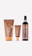 M. Asam SUN Routine de protection solaire pour la peau & les cheveux SPF 50 3 pièces