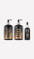 ahuhu THICKENING Routine de Soins Capillaires à la Caféine pour des Cheveux Fortifiés
