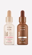 M. Asam SUN Self Tanning Drops Selbstbräuner Konzentrat Gesicht & Sun Drop Fluid Sonnenschutz Serum Gesicht LSF 50+ Sensitiv