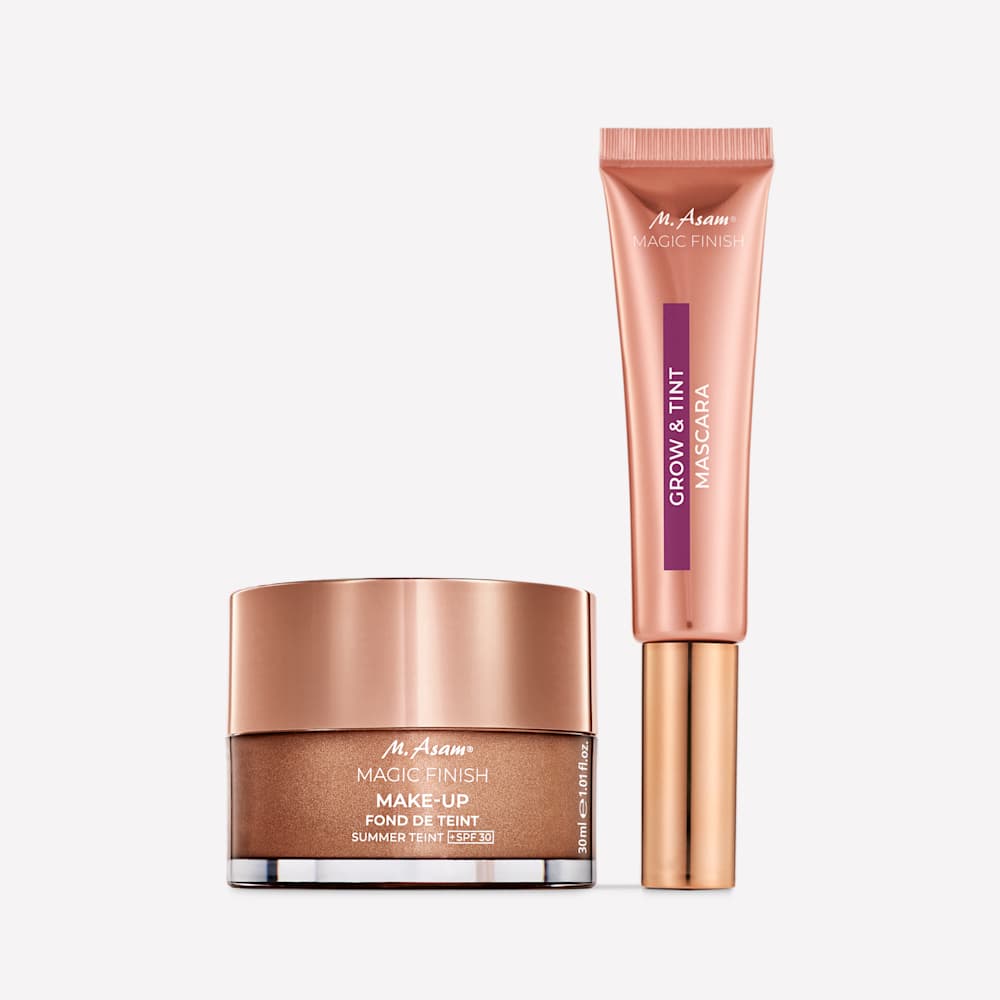 Make-up Mousse Summer Teint LSF 30 und Grow & Tint Mascara Deep Black