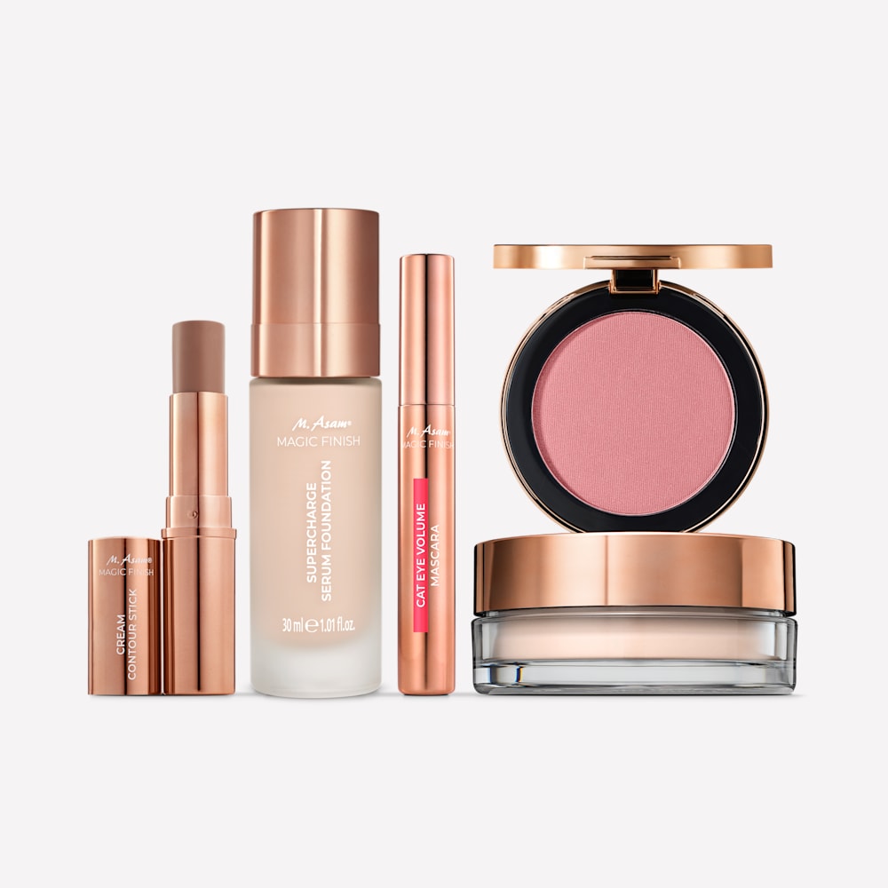 Glowy Full Face Make-up Kit Rose Fair 5-teilig