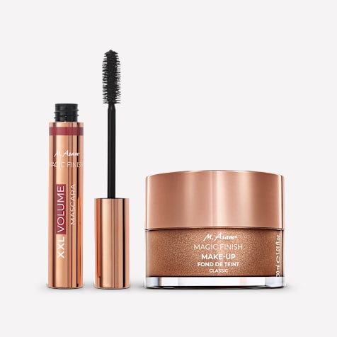 M. Asam MAGIC FINISH Fond de Teint Mousse Classic & Mascara XXL Volume Deep Black