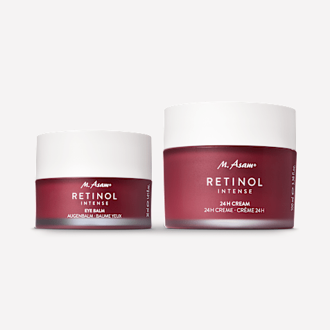 M. Asam RETINOL INTENSE Baume pour les yeux & Crème de visage anti-âge