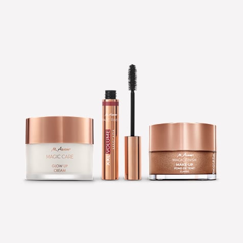 M. Asam MAGIC FINISH Coffret maquillage look teint et cils essentiels 3 pièces