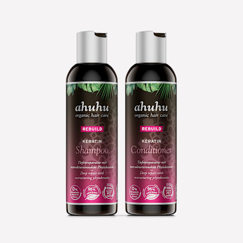 ahuhu REBUILD Keratin Aufbau-Shampoo & Conditioner