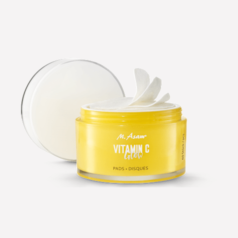 M. Asam VITAMIN C Disques Visage Exfoliants Booster d'Éclat