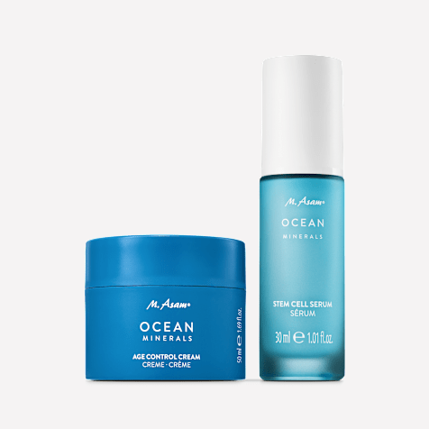 M. Asam OCEAN MINERALS Crème visage Age Control 24h & sérum aux cellules souches