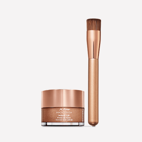 M. Asam MAGIC FINISH Make-up Mousse Summer Teint LSF 30 & Foundation-Pinsel