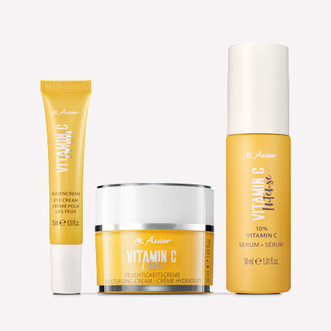 M. Asam VITAMIN C Natürlicher Glow Gesichtspflege Routine 3-teilig