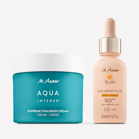 M. Asam AQUA INTENSE Supreme Hyaluron Crème Visage & Sérum Solaire Visage SPF 50