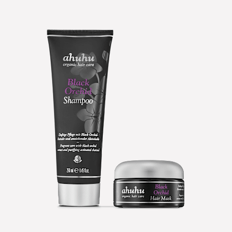 ahuhu LIMITED Black Orchid Shampoo & Haarmaske