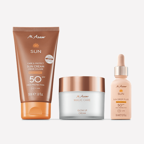 M. Asam SUN Sonnenpflege Routine für Gesicht & Körper 3-teilig LSF 50