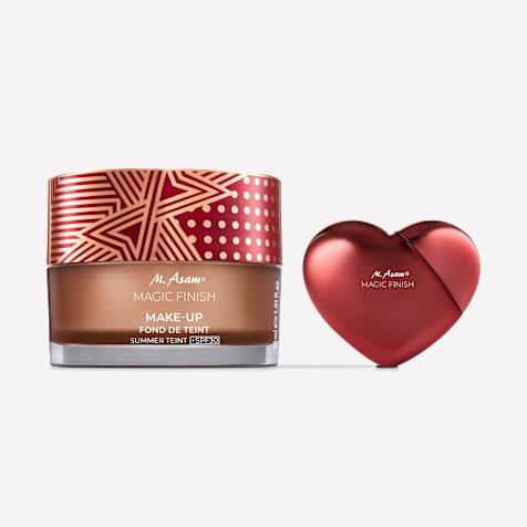 M. Asam MAGIC FINISH Make-up Mousse Summer Teint & Push-up Lipgloss Mini Heart Birthday Love Edition