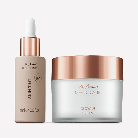 M. Asam MAGIC CARE Glow Up Crème Visage XXL & Skin Tint Fond de Teint SPF 50 Soft Ivory