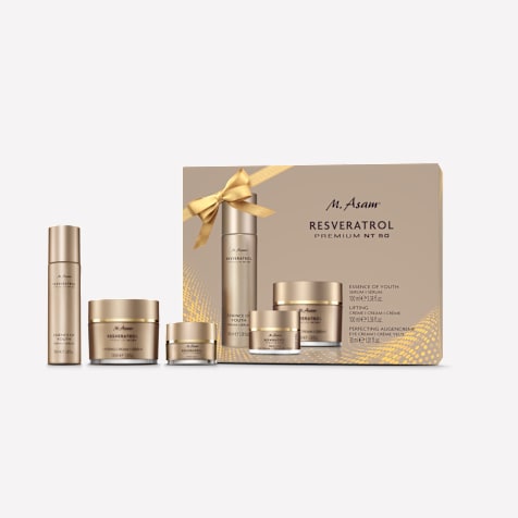 M. Asam RESVERATROL PREMIUM NT50 Coffret Cadeau aux Soins Raffermissants XXL 3 Produits