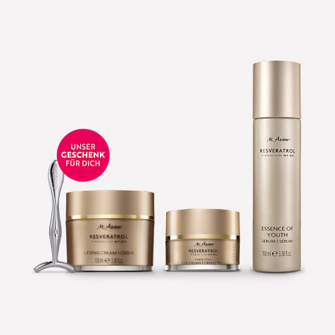 M. Asam RESVERATROL PREMIUM NT50 Straffende Pflege Routine XXL 3-teilig