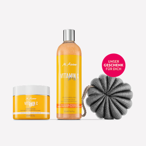 M. Asam VITAMIN C Duschpeeling & schimmernde Körpercreme