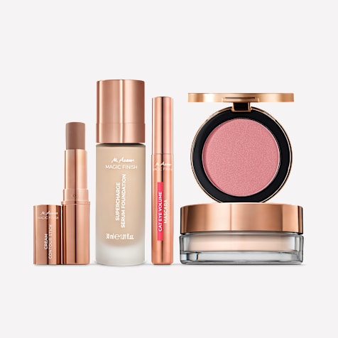 M. Asam MAGIC FINISH Teint naturel et look maquillage des yeux Warm Sand 5 produits