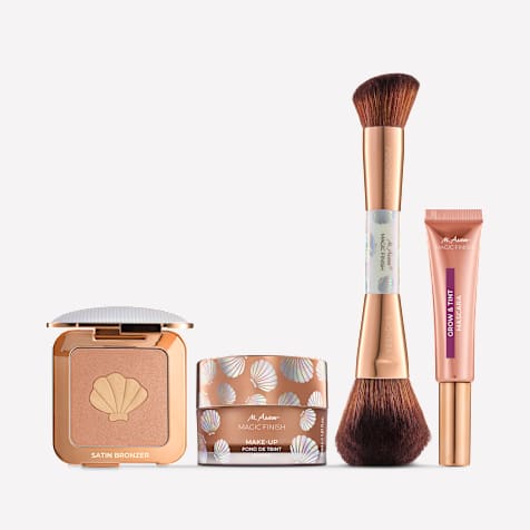 M. Asam MAGIC FINISH Make-up Classic & Mascara Set Seashell Edition 4-teilig