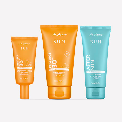M. Asam SUN Sonnenpflege Set Gesicht & Körper LSF 30 3-teilig