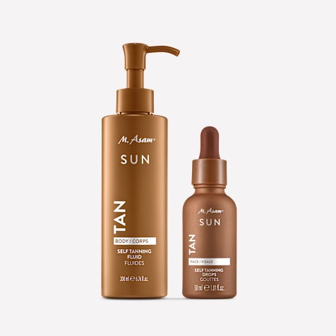 M. Asam SUN Self Tanning Drops Selbstbräuner Konzentrat Gesicht & Self Tanning Selbstbräuner Fluid Körper