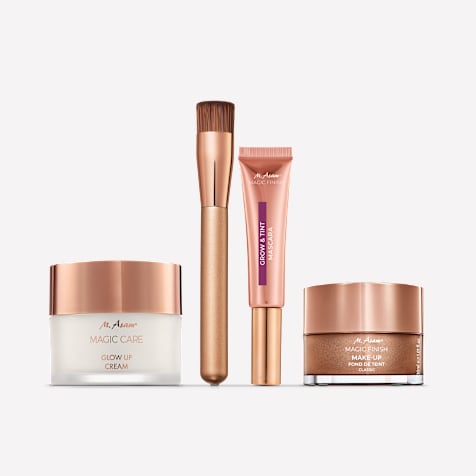 M. Asam MAGIC FINISH Coffret de Maquillage Éclat et Booster de Cils 4 Produits
