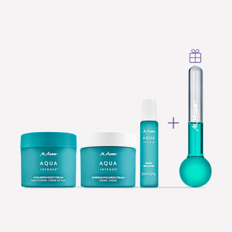 Asambeauty - -52%Birthday Deal 4,4 / 5646 BewertungenM. Asam AQUA INTENSEHyaluron Gesichtspflege Routine 4-teiligPremium Pflegeroutine für pralle & intensiv mit Feuchtigkeit versorgte HautWarenwert:1 stk / 20 ml / 50 ml / 50 ml 1 stkinkl. Mwst.VersandIn den Warenkorb