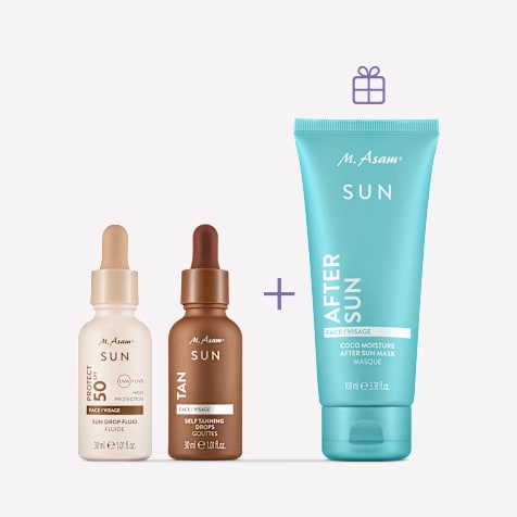 M. Asam SUN Sommerbräune & UV-Schutz Set 3-teilig