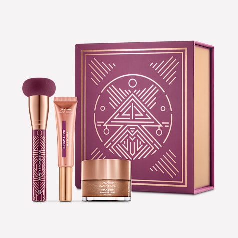 M. Asam MAGIC FINISH Perfektionierendes Make-up Geschenkset für Teint & Wimpern 3-teilig Holiday Secret Glam Edition