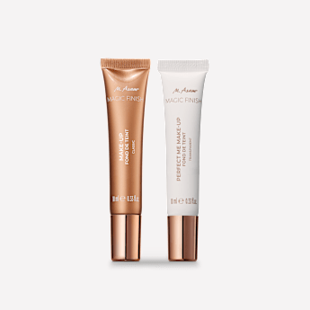 M. Asam MAGIC FINISH Perfect Me Fond de teint mousse transparent – Format voyage & Fond de teint mousse Classic – Format voyage