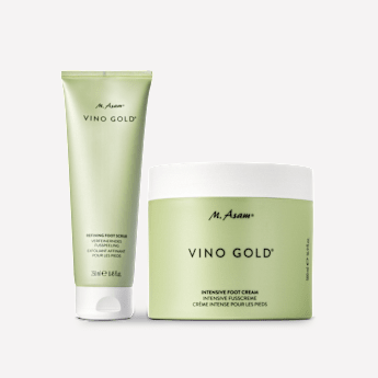 M. Asam VINO GOLD Exfoliant pour les pieds & Crème intensive pour les pieds
