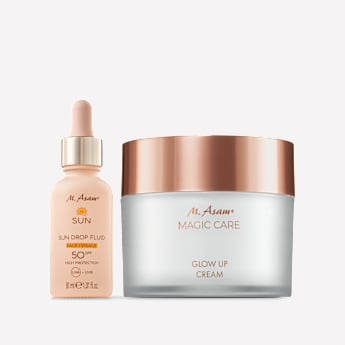 M. Asam MAGIC CARE Crème Glow Up & Sérum solaire visage SPF 50