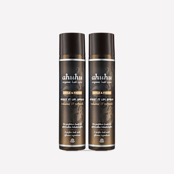 ahuhu STYLE & FINISH Duo de Shampoing Sec sans Silicones Boost It Up
