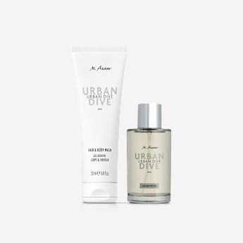 M. Asam FINE FRAGRANCE URBAN DIVE soins capillaires & corporels et eau de parfum pour hommes