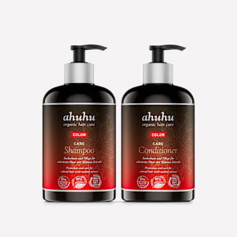 ahuhu COLOR Shampoing Care & Après-Shampoing pour Cheveux Colorés