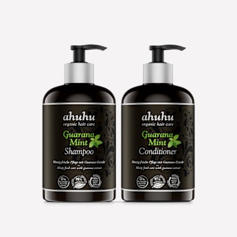 ahuhu HAIR HERO Shampoing & Après-Shampoing aux Extraits de Guarana