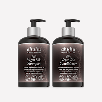ahuhu VEGAN SILK Shampoo & Conditioner für seidigen Glanz