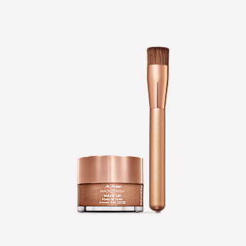 M. Asam MAGIC FINISH Fond de teint mousse Summer teint SPF 30 et pinceau à fond de teint