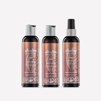 ahuhu SUN Routine de soins capillaires Après-soleil 3 pièces