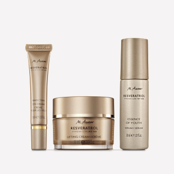 M. Asam RESVERATROL PREMIUM NT50 Routine de soins raffermissants en 3 pièces