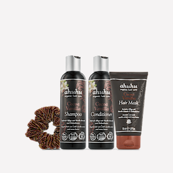 ahuhu MIX SET Routine de Soins Capillaires pour une Structure Améliorée 4 Produits