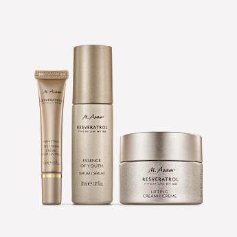 M. Asam RESVERATROL PREMIUM NT50 Coffret cadeau Soin raffermissant 3 pièces