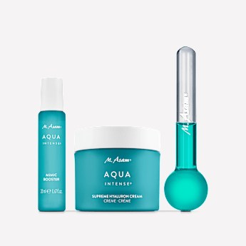 M. Asam AQUA INTENSE Hyaluron Bestseller Set mit Massage Stick 3-teilig