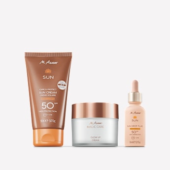 M. Asam SUN Ensemble de soins solaires pour le visage et le corps 3 pièces